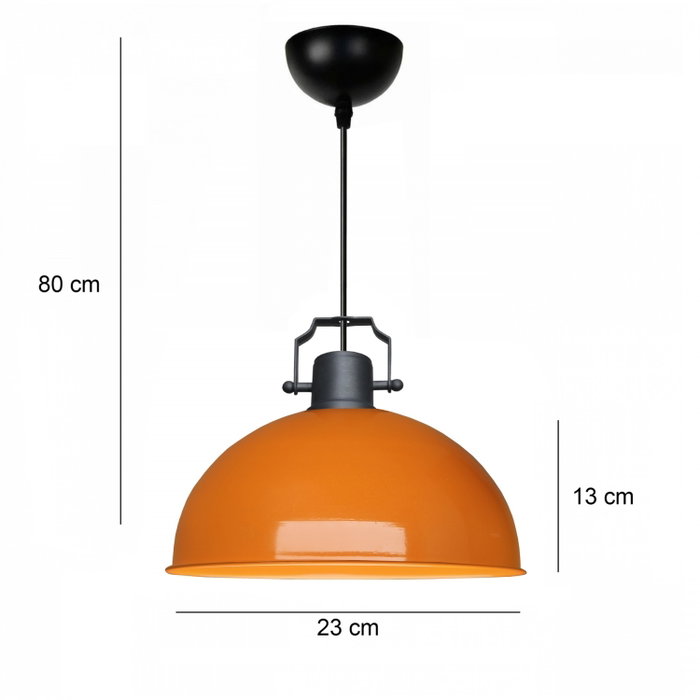 Opviq Lámpara de Araña AYD-3582 de Metal Naranja Opviq Lámpara de Araña AYD-3582 de Metal Naranja